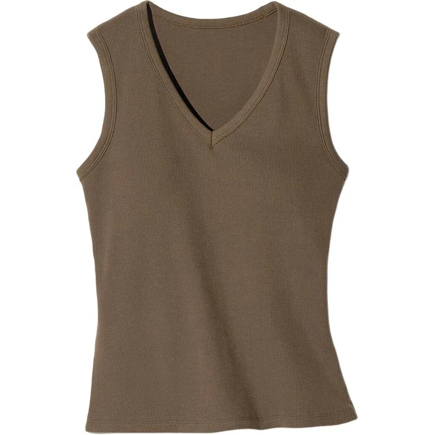 Майка женская Khaki V-neck Other UNIQLO