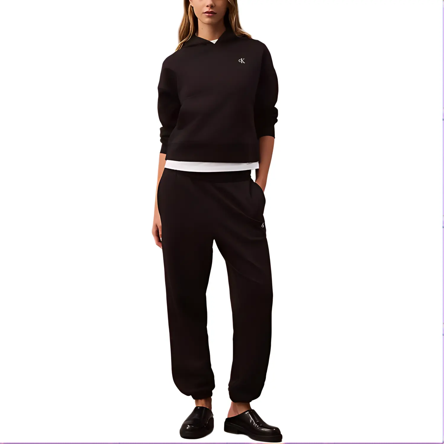 

Calvin Klein Вязаные спортивные штаны женские черные