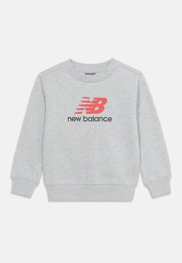 Спортивная толстовка с логотипом stacked New Balance, Grey Heather — фото 3