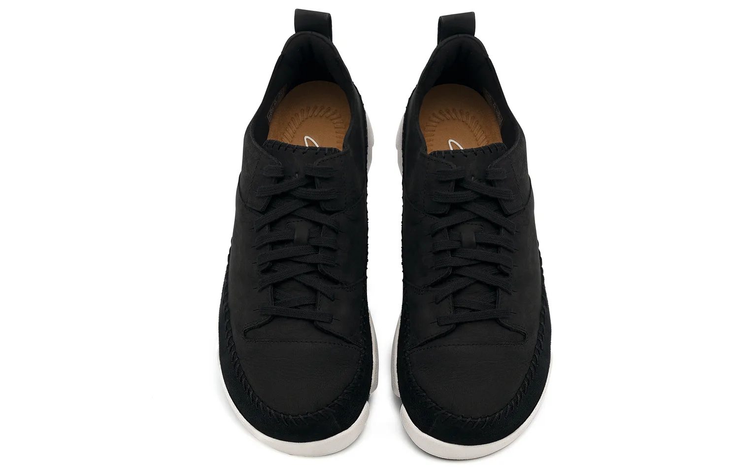 Clarks Мужские повседневные туфли из коровьей кожи черные — фото 3