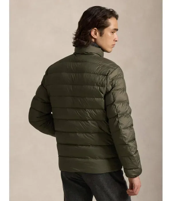 Пуховая куртка regular fit Polo Ralph Lauren, зеленый — фото 3