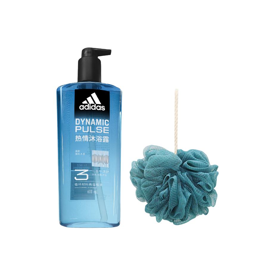 Мужской гель для душа Adidas Active Start 3 в 1, 250 мл + мочалка для тела — фото 4