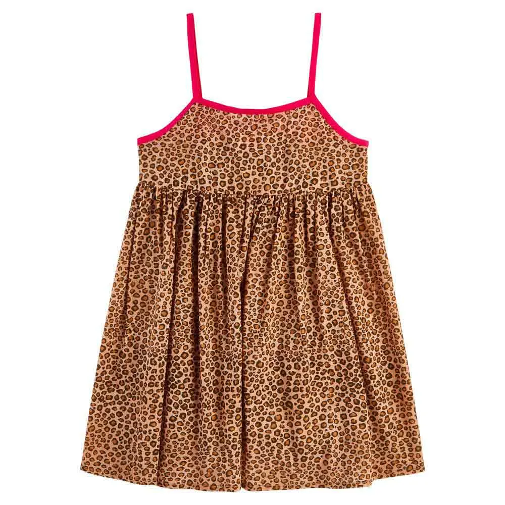 

Платье без рукавов с леопардовым принтом от Sundek Abito, коричневый