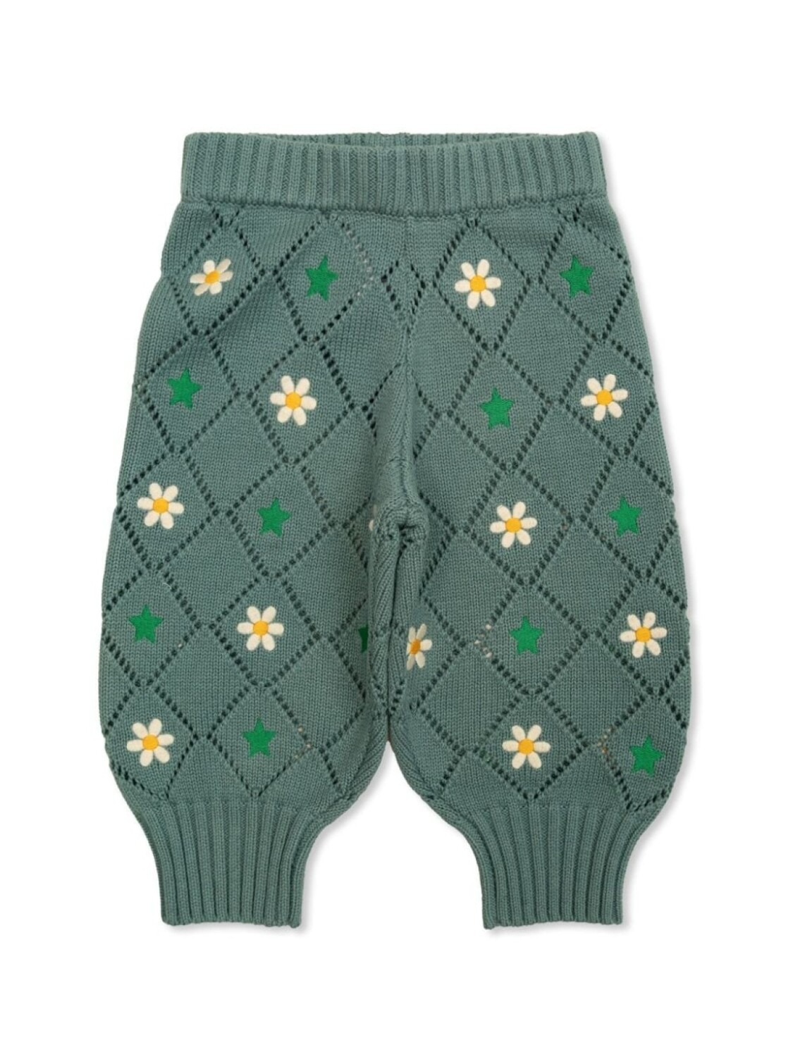 

Tiny Cottons брюки «Звезды и цветы», зеленый