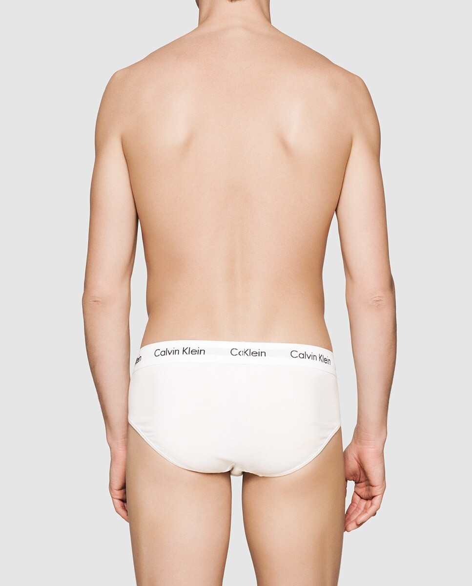 Комплект из трех белых мужских трусов Calvin Klein Calvin Klein, белый — фото 2
