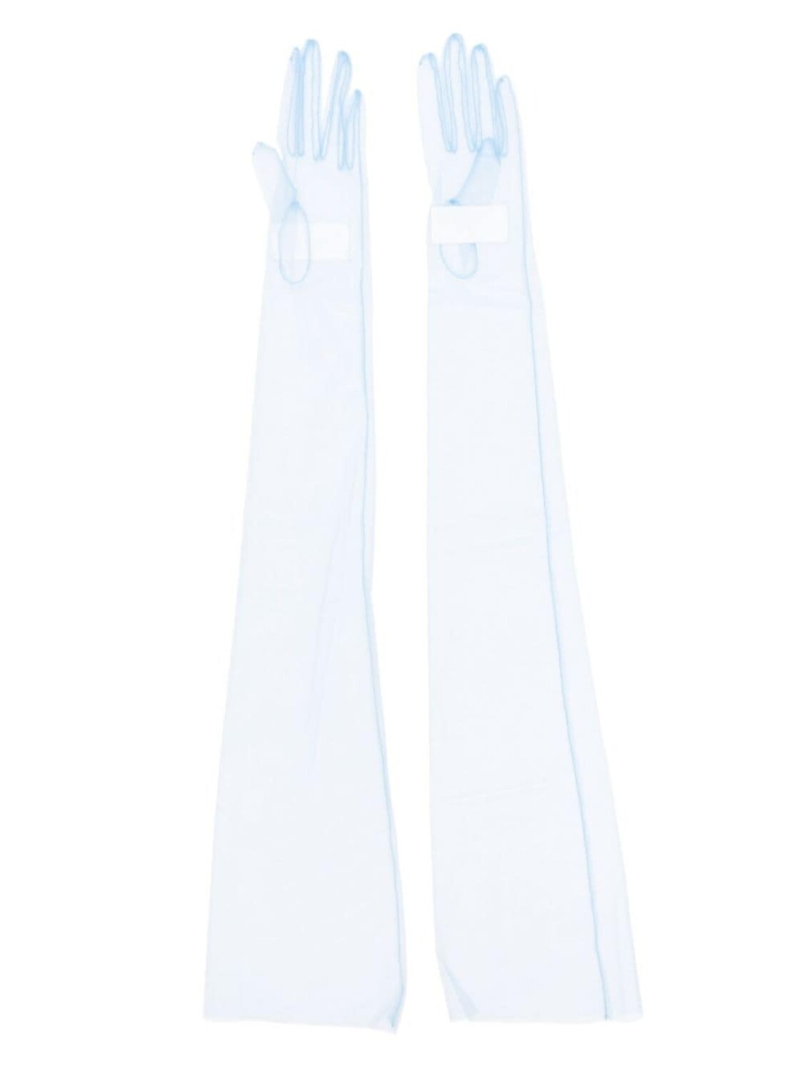 

Maison Margiela длинные полупрозрачные перчатки, синий