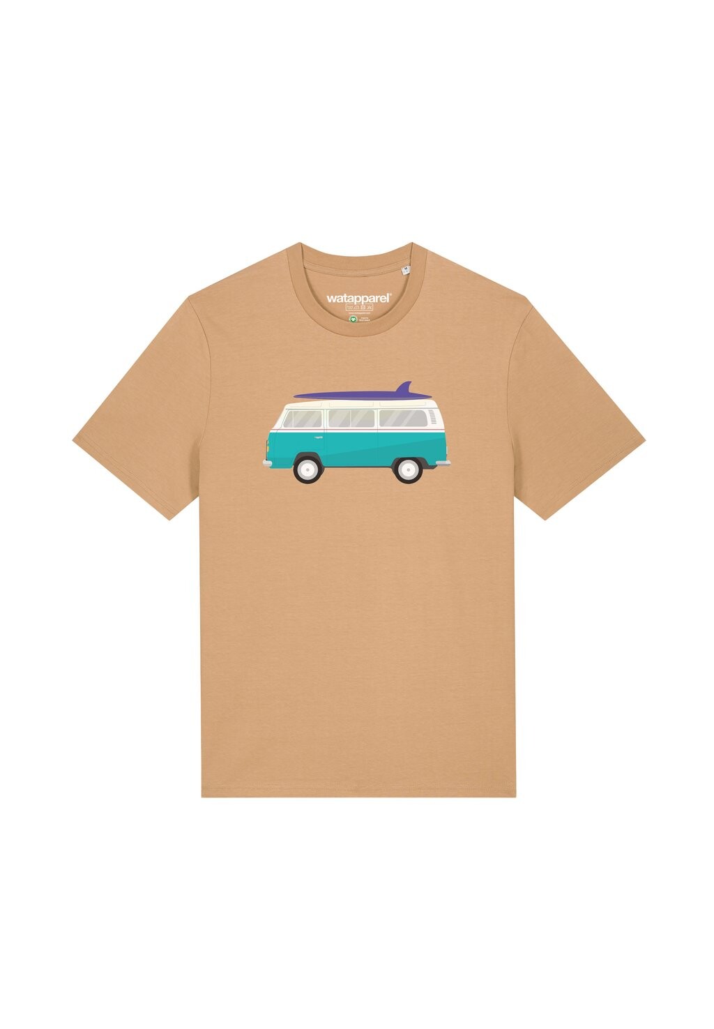 

Футболка с принтом CALIFORNIA DREAM watapparel, бежевый