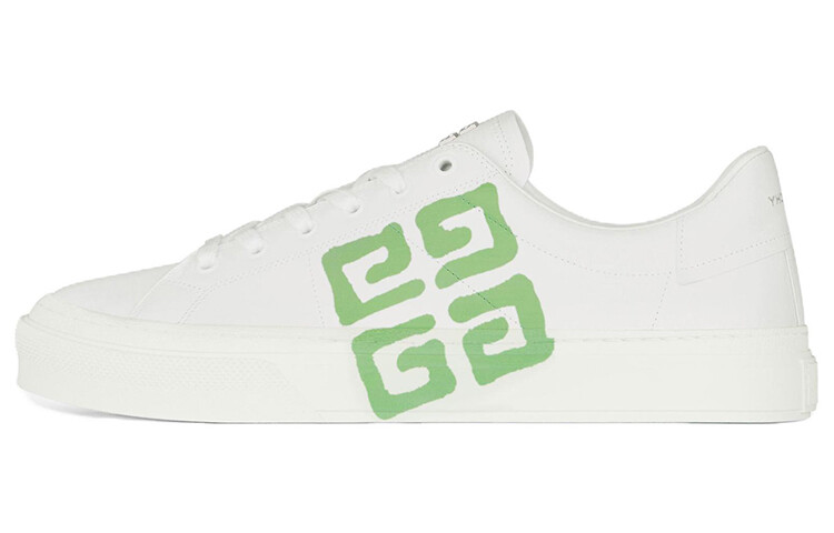 

Кроссовки Givenchy City Sport 4G Tag Effect, белый / мятный
