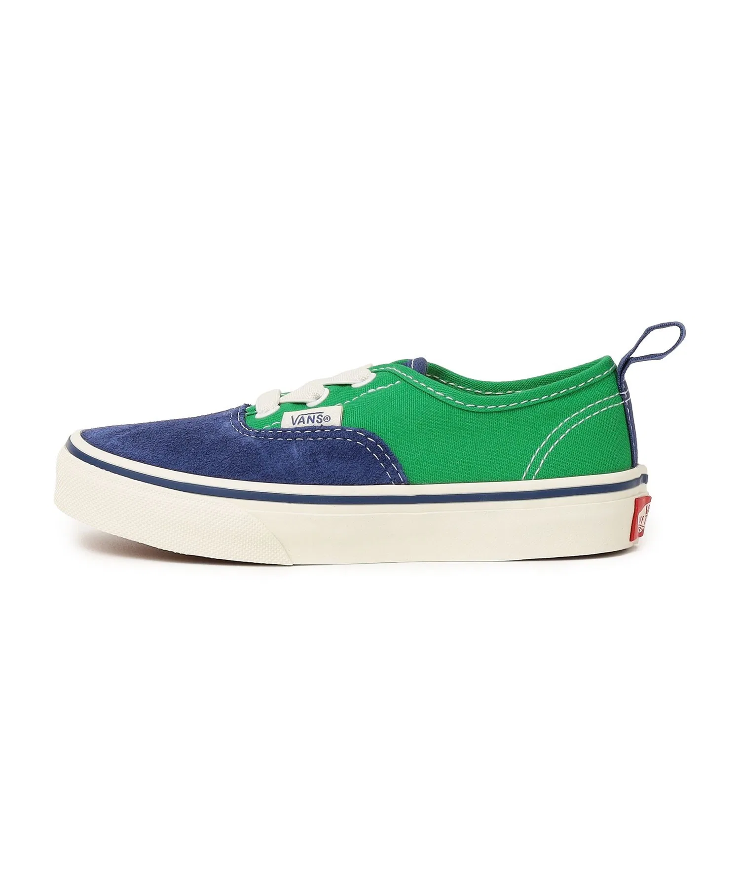 Детские кроссовки VANS Authentic Elastic Lace синие — фото 4