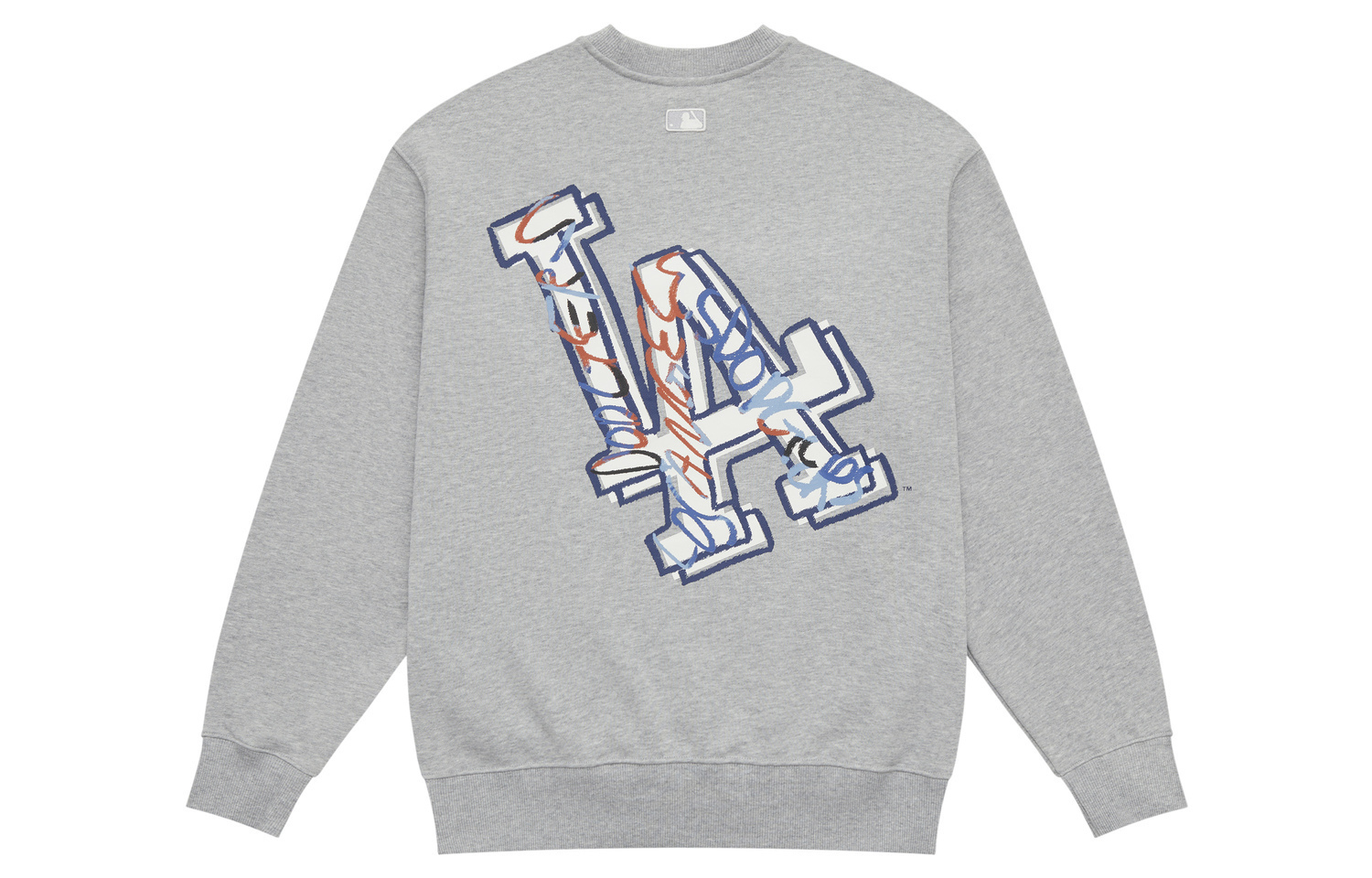 

Футболка Los Angeles Dodgers Basic Collection 24FW унисекс серый меланж MLB