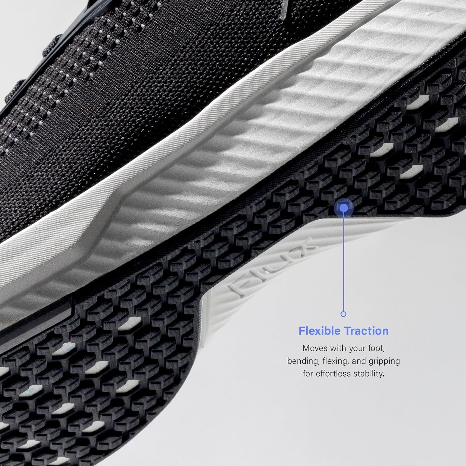 Кроссовки Adapt Runners для женщин и мужчин - минималистичные кроссовки для ходьбы босиком: широкий носок, нулевой перепад высоты подошвы, легкие и гибкие, идеально подходят для ходьбы, бега и повседневного комфорта Flux Footwear, черный — фото 4