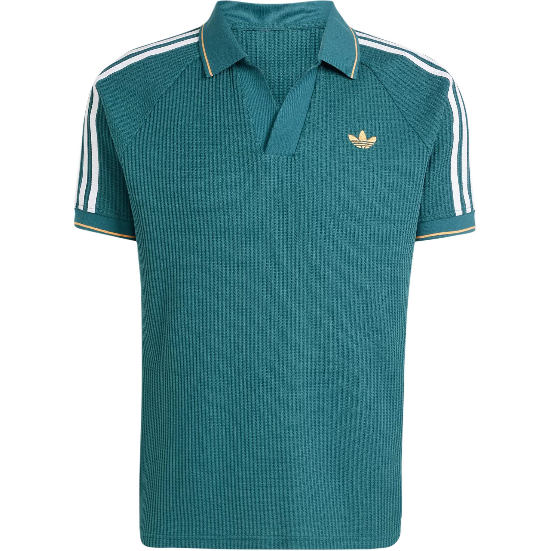 

Футболка Adidas с эффектом Honeycomb Adidas Originals, зеленый/светло-оранжевый/белый