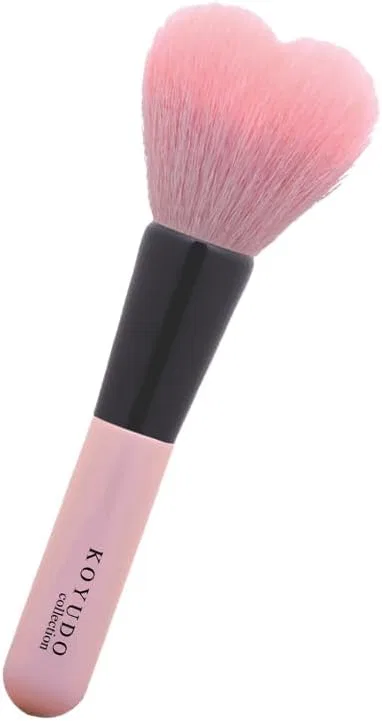 Кисть для румян сердечко KOYUDO collection, 1 шт, розовый