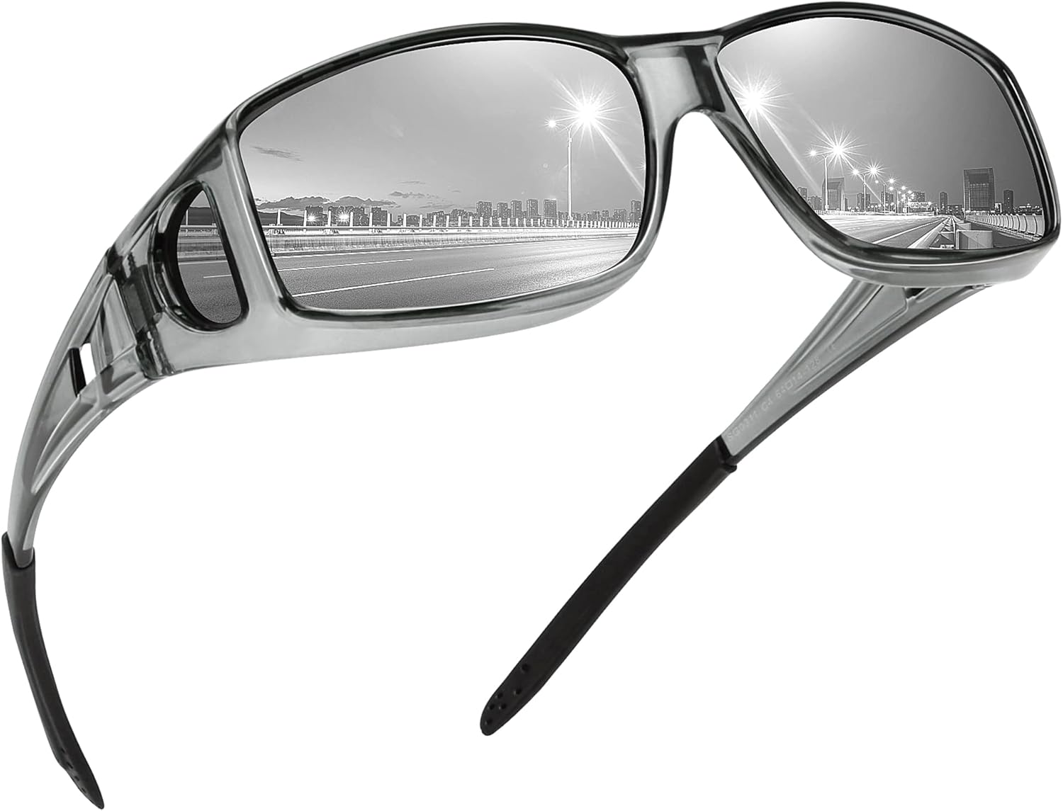 

Солнцезащитные очки MEETSUN Fit Over Glasses для мужчин и женщин, облегающие солнцезащитные очки с поляризованной защитой UV400, (Z1)clear Gray Frame-silver Mirror Lens