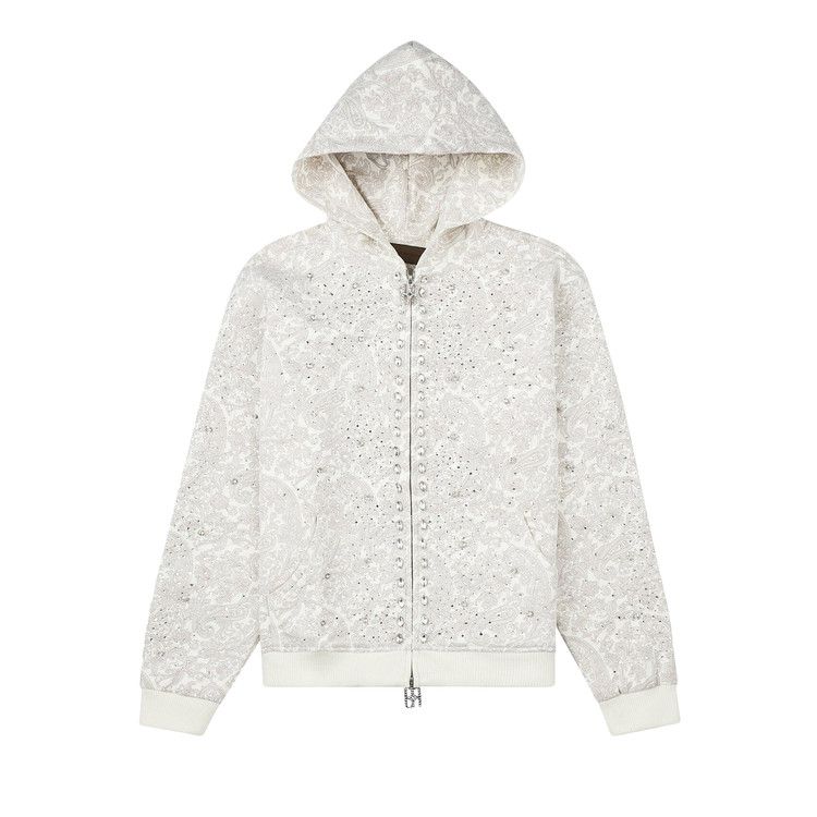 

Худи Birth Of Royal Child Cashew Blossom Pearl Zipper Hoodie, White