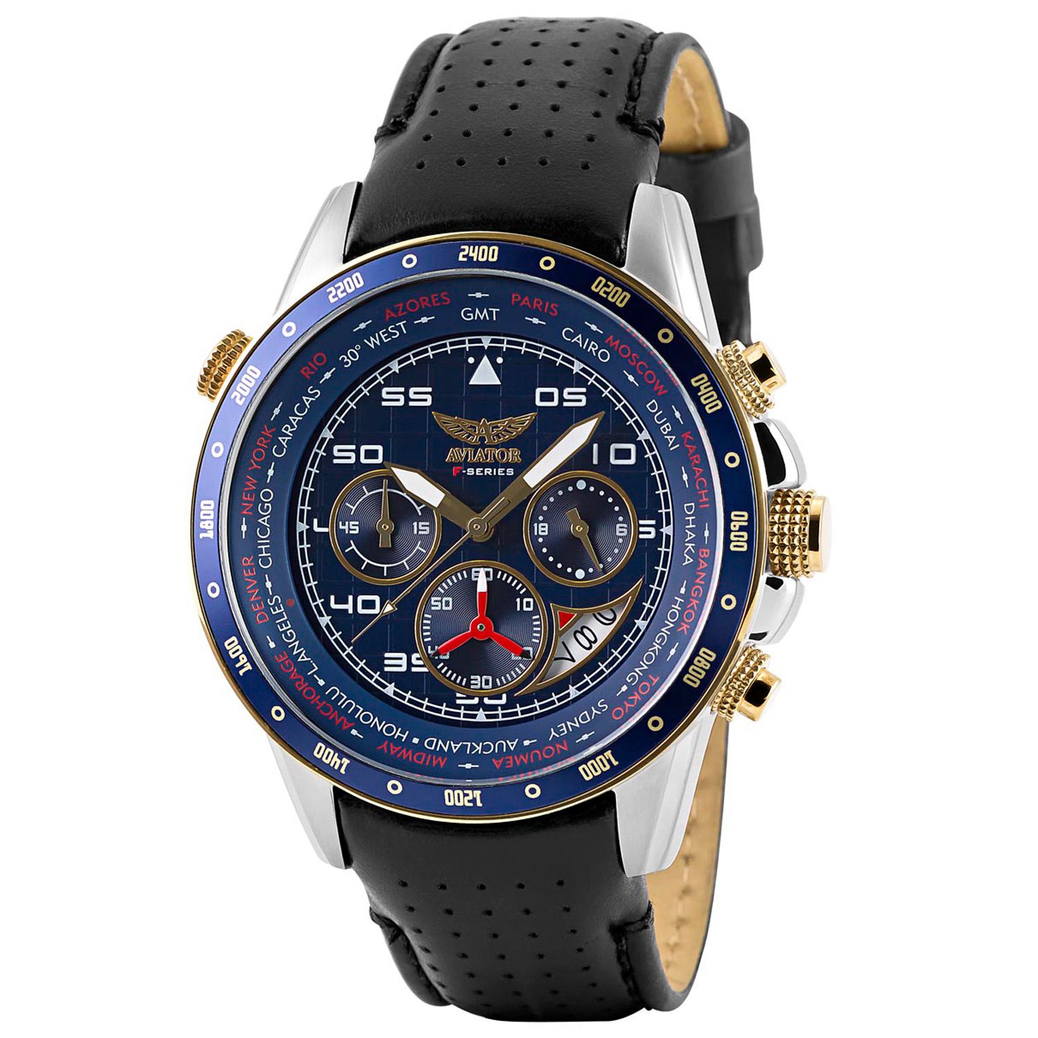 

Черные мужские часы Aviator Nation