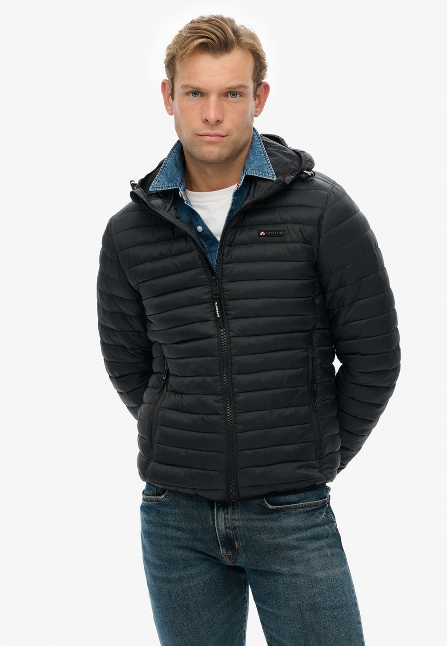 

Куртка Superdry & Co HOODED FUJI LITE, Jet Black/Blue-Black Denim