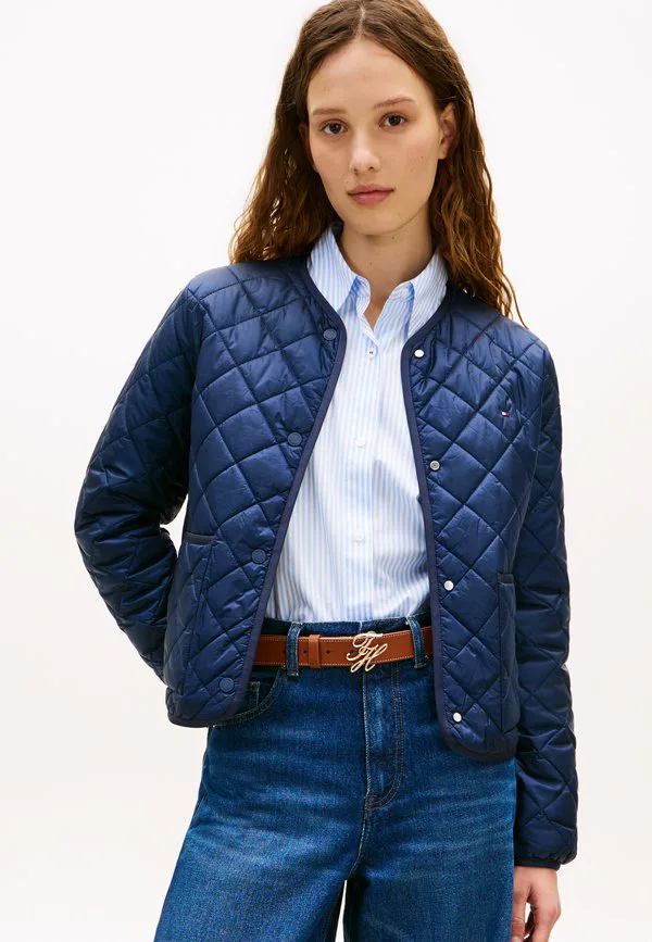 Легкая водоотталкивающая стеганая куртка с подкладкой Tommy Hilfiger, Dark Night Navy