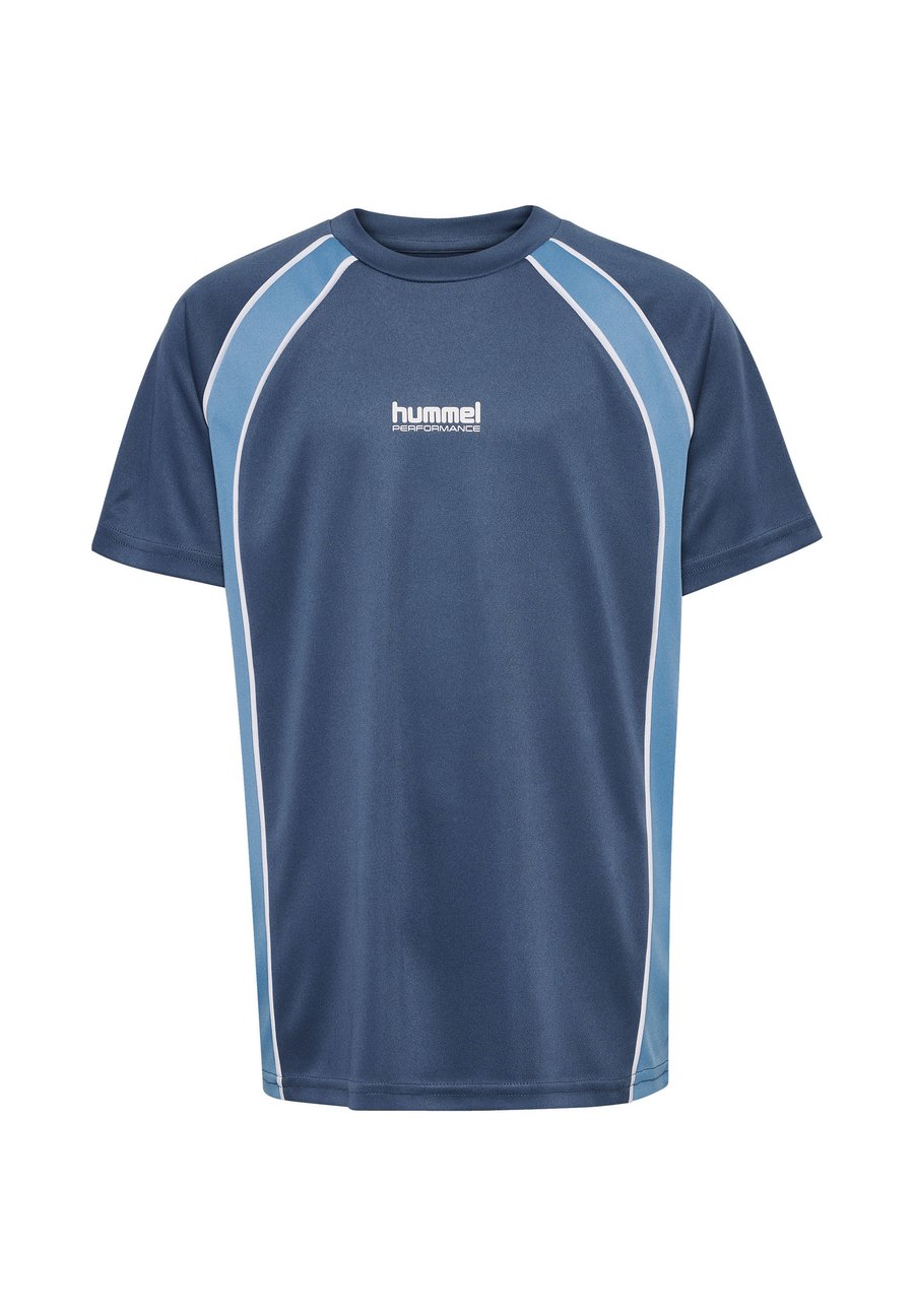 

Футболка Hummel Sports T-shirt, Bering Sea/Blue, Синий, Футболка Hummel Sports T-shirt, Bering Sea/Blue