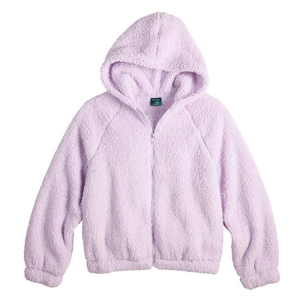 

Детская худи-куртка из искусственного меха для девочек 7-16 лет Tek Gear, Enlighten Purple