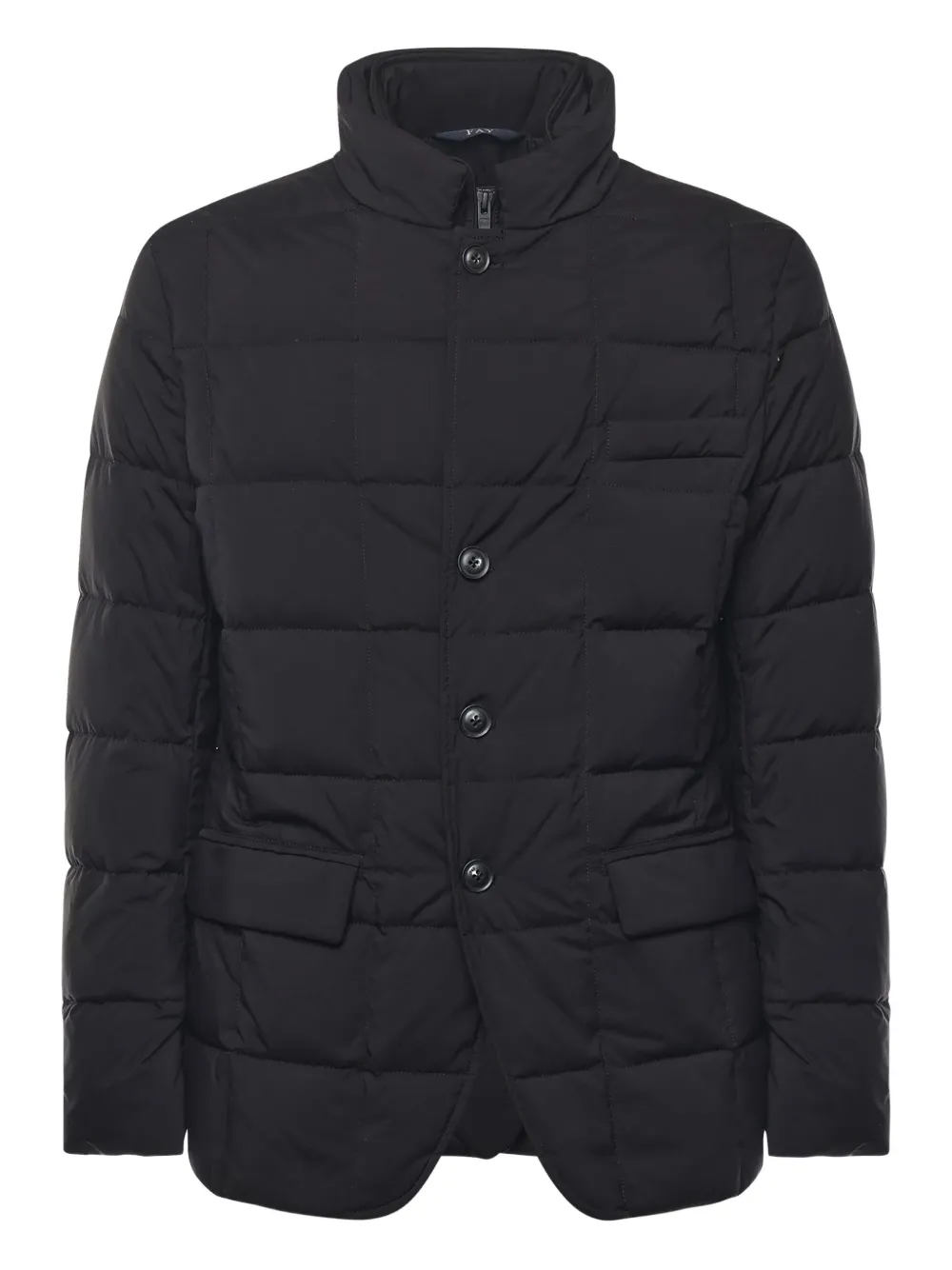 

Стёганая куртка на молнии Fay, черный