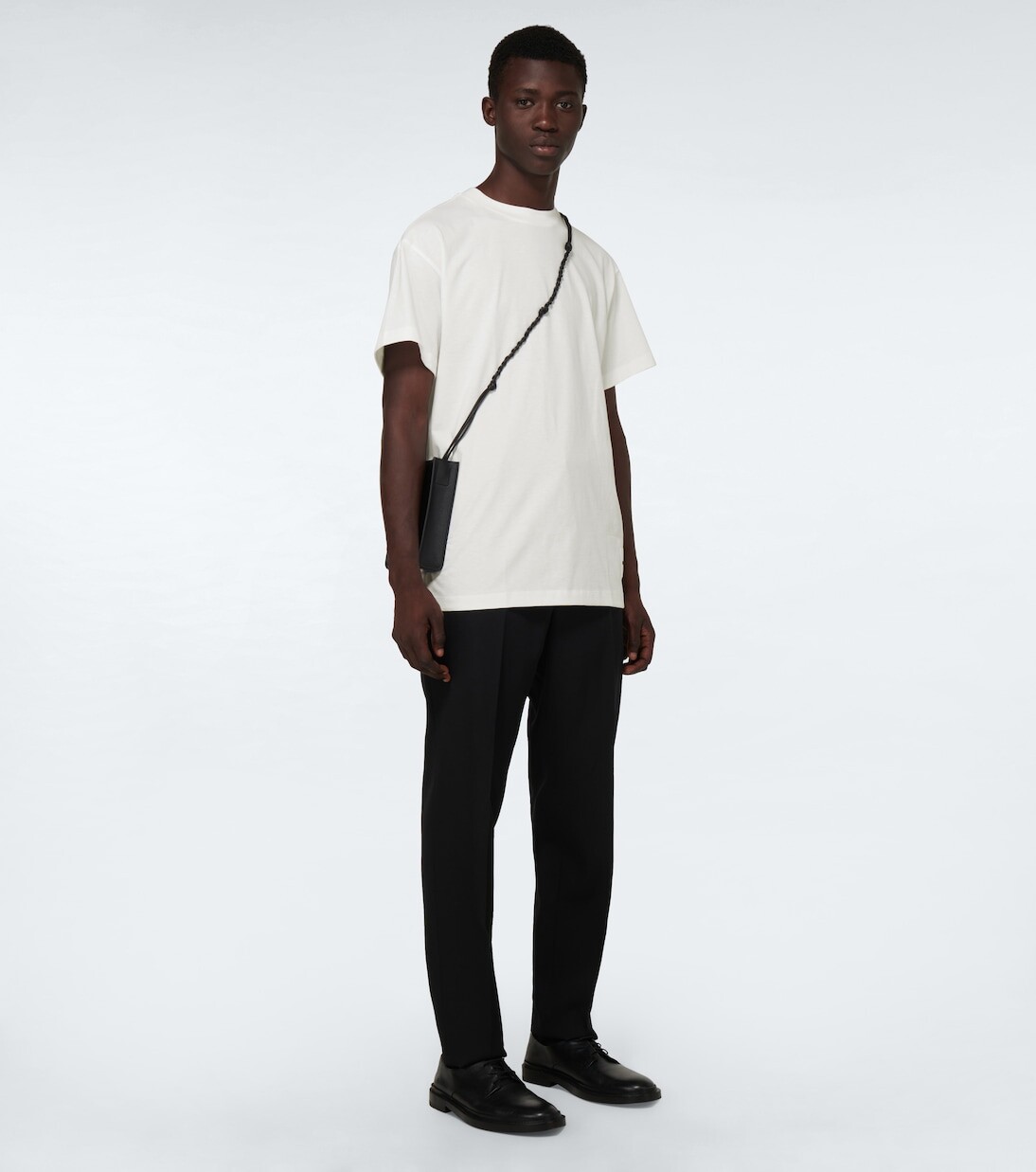 Комплект из трех хлопковых футболок. Jil Sander, белый — фото 2