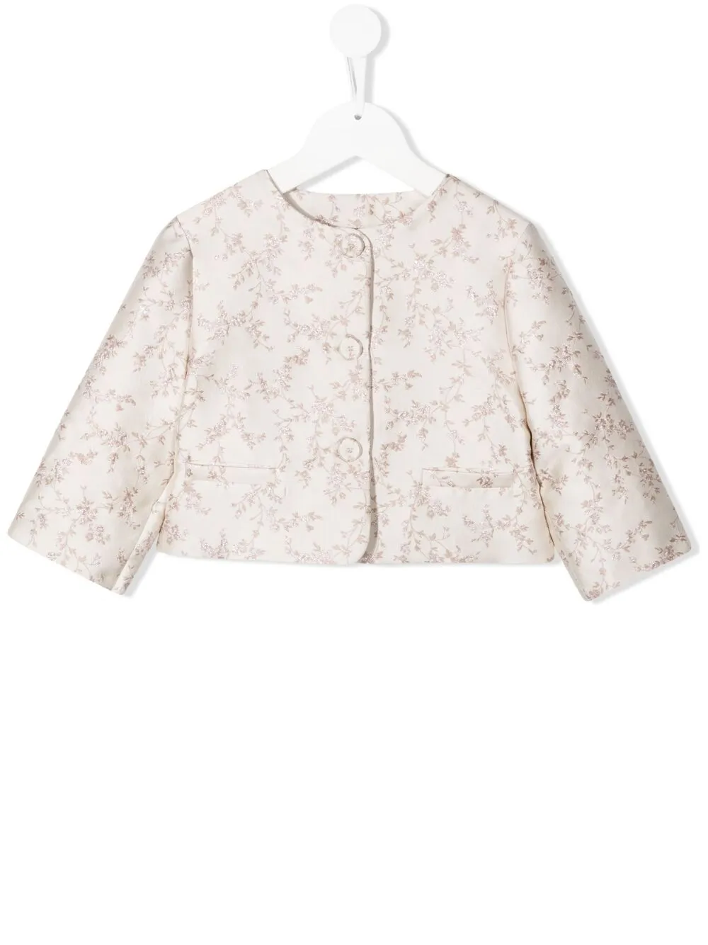 

Жаккардовый жакет Luce La Stupenderia, нейтральный