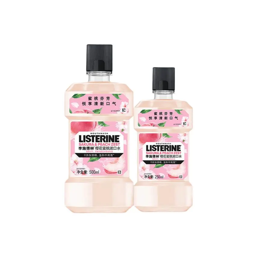 

Listerine Освежающий ополаскиватель для полости рта Ice Blue против зубного налета с ароматом жевательной резинки 250мл/500мл