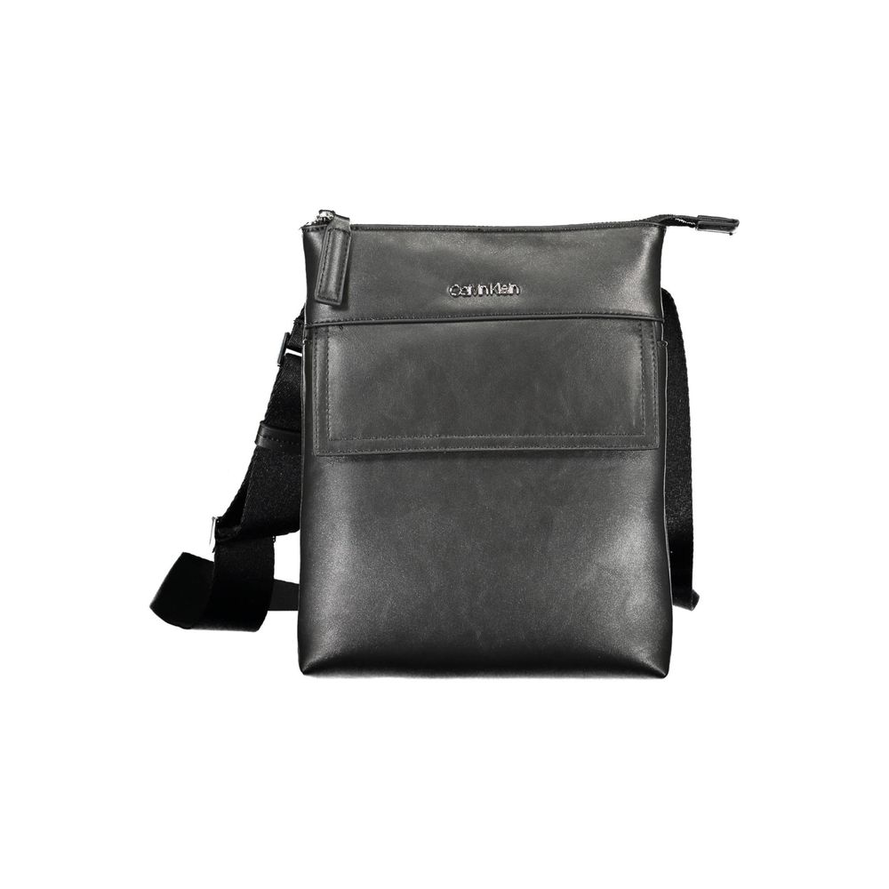 

Черная сумка через плечо из полиэстера Calvin Klein, Black