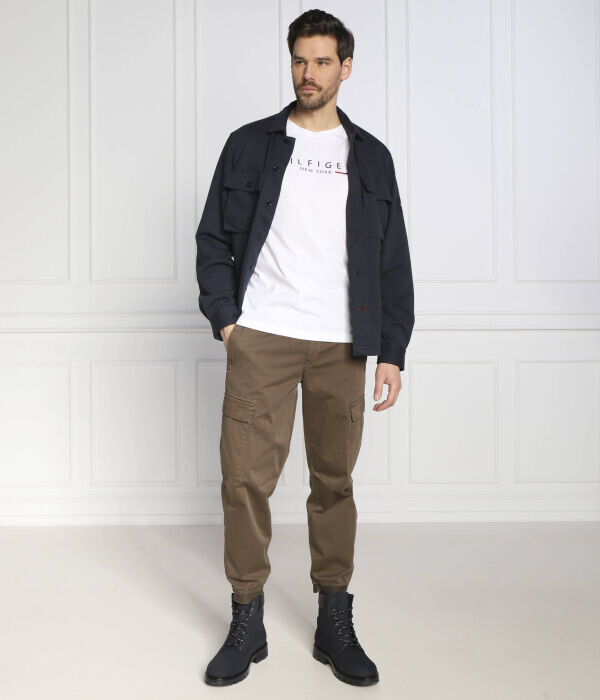Футболка мужская Tommy Hilfiger из хлопка, белый — фото 2