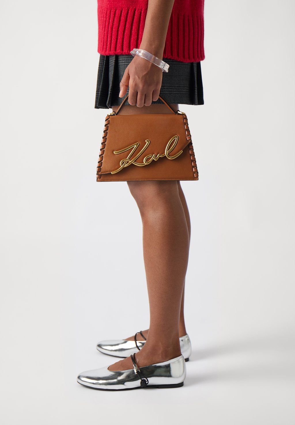 

Сумка K/SIGNATURE KARL LAGERFELD, коричневый