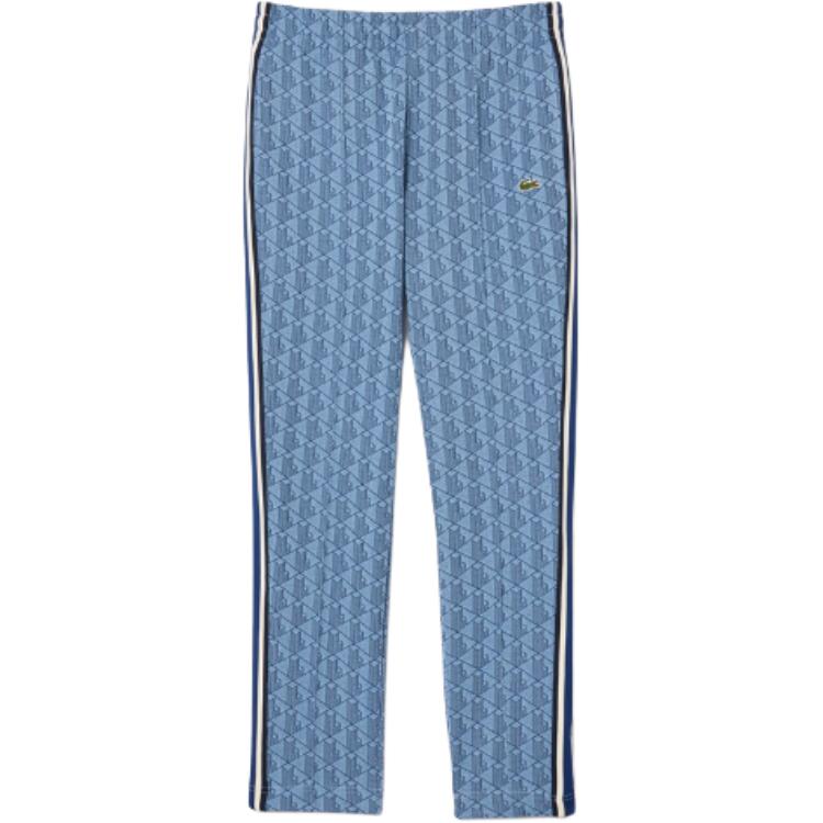 

Джаккардовые монохромные штаны Track LACOSTE, светло-голубой