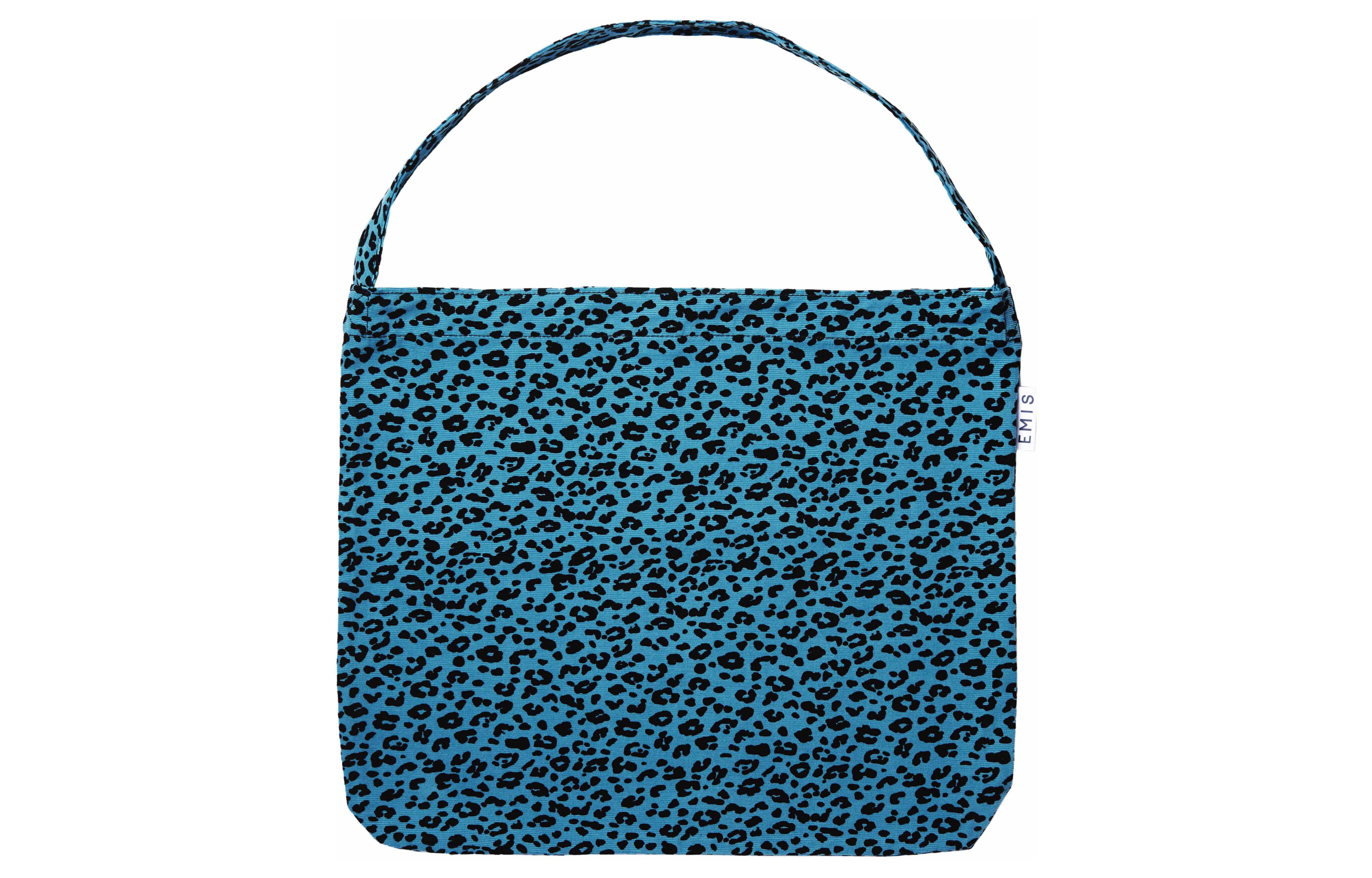 

Emis Хлопковая сумка через плечо Regular Unisex Blue Leopard Print