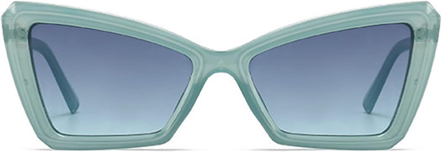 

Willochra Модные женские солнцезащитные очки с бабочками, большие солнцезащитные очки для женщин, стильные, с леопардовым принтом, для активного отдыха, с защитой от УФ-излучения UV400, Blue