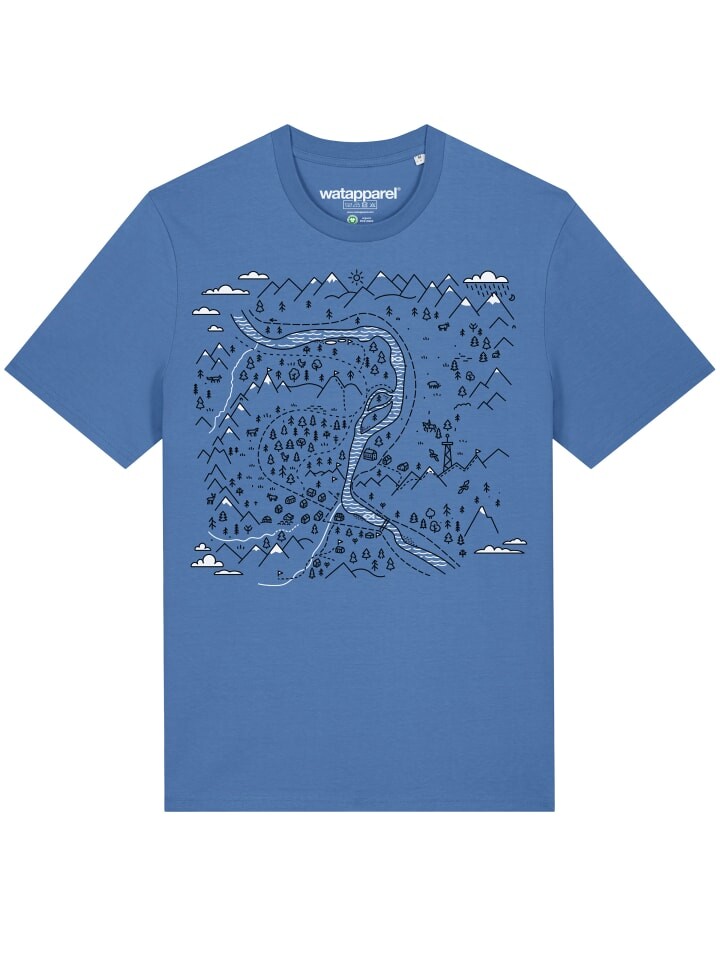 

Футболка wat Apparel, цвет bright blue
