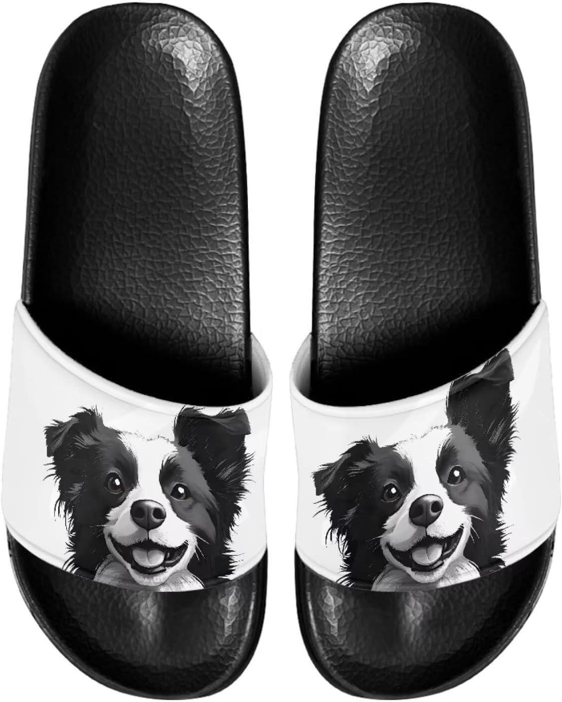 

Сандалии-шлепанцы унисекс с мягкой стелькой, удобные для женщин и мужчин, кожаные, размеры 6-13,5 Mintulipy, Cute Dog