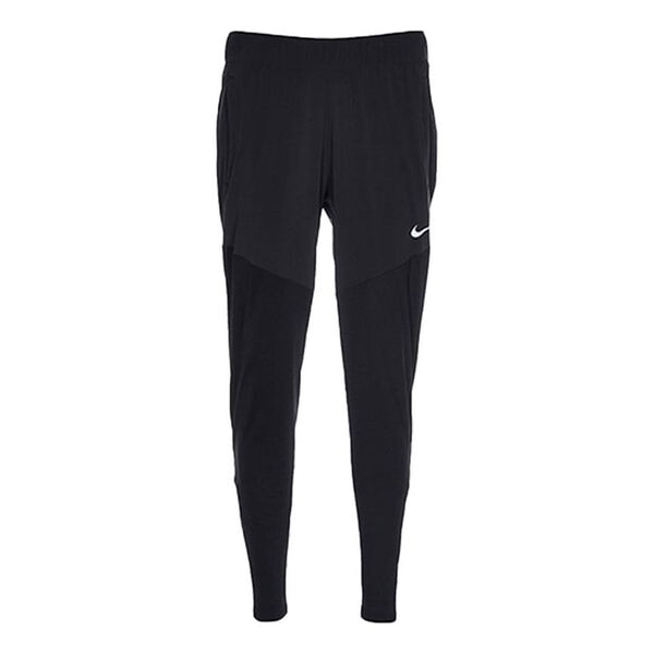 

Брюки dri-fit essential quick-dry tight running sports fitness pants black Nike, черный