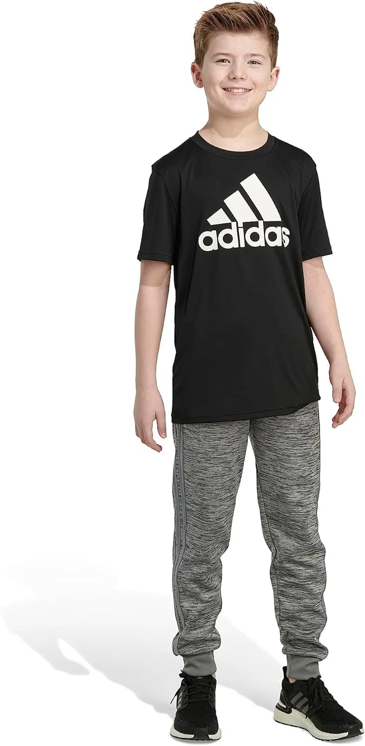 Детские спортивные брюки Adidas Game and Go (для подростков), Charcoal Heather Grey — фото 4