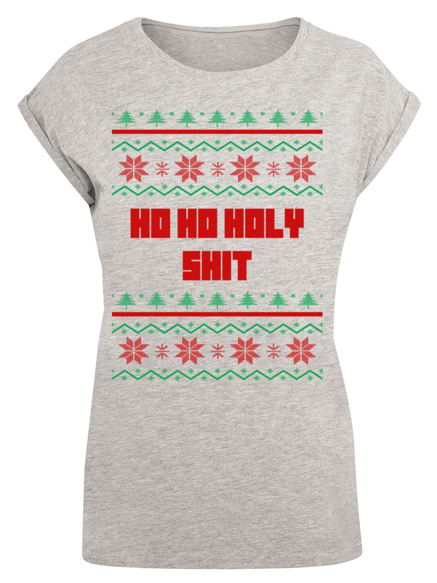 

Рубашка F4NT4STIC Ho Ho Holy, серый