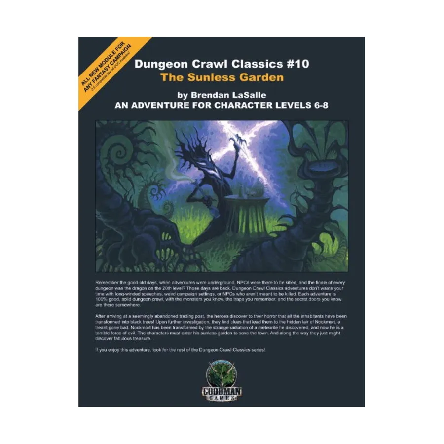

Модуль Sunless Garden (2nd Printing), Dungeon Crawl Classics - #1-15 (d20)