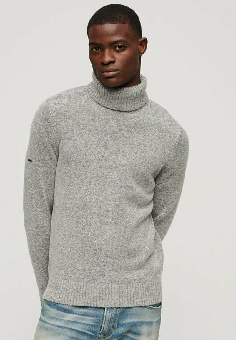 

Вязаный свитер ROLL NECK Superdry, цвет dove grey marl