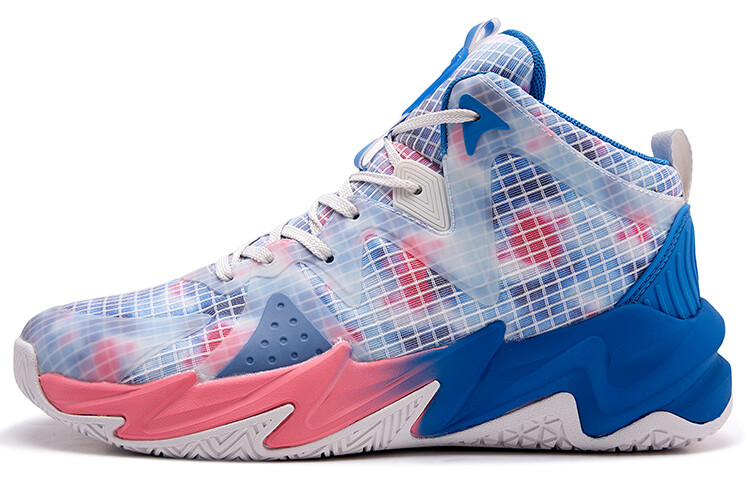 

Баскетбольные кроссовки Basketball Shoes Men Mid-Top Fresh Blue Saiqi