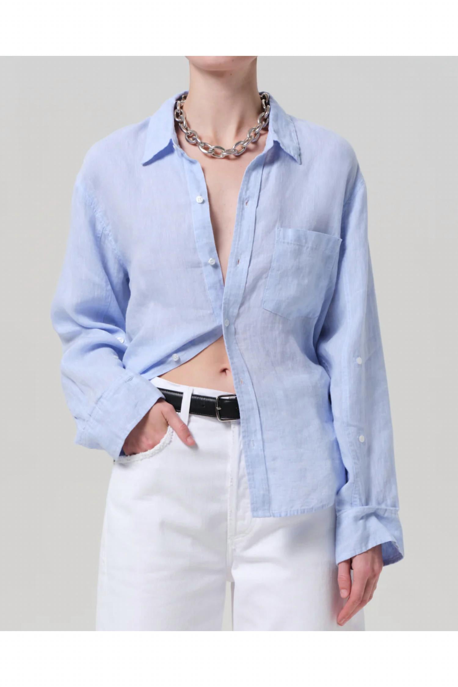 

Топ Kayla с эффектом усадки в оттенке Glint Citizens of Humanity, Glint