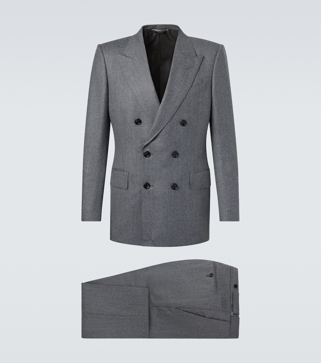 

Диллан двубортный блейзер из чистой шерсти Tom Ford, Dark Grey
