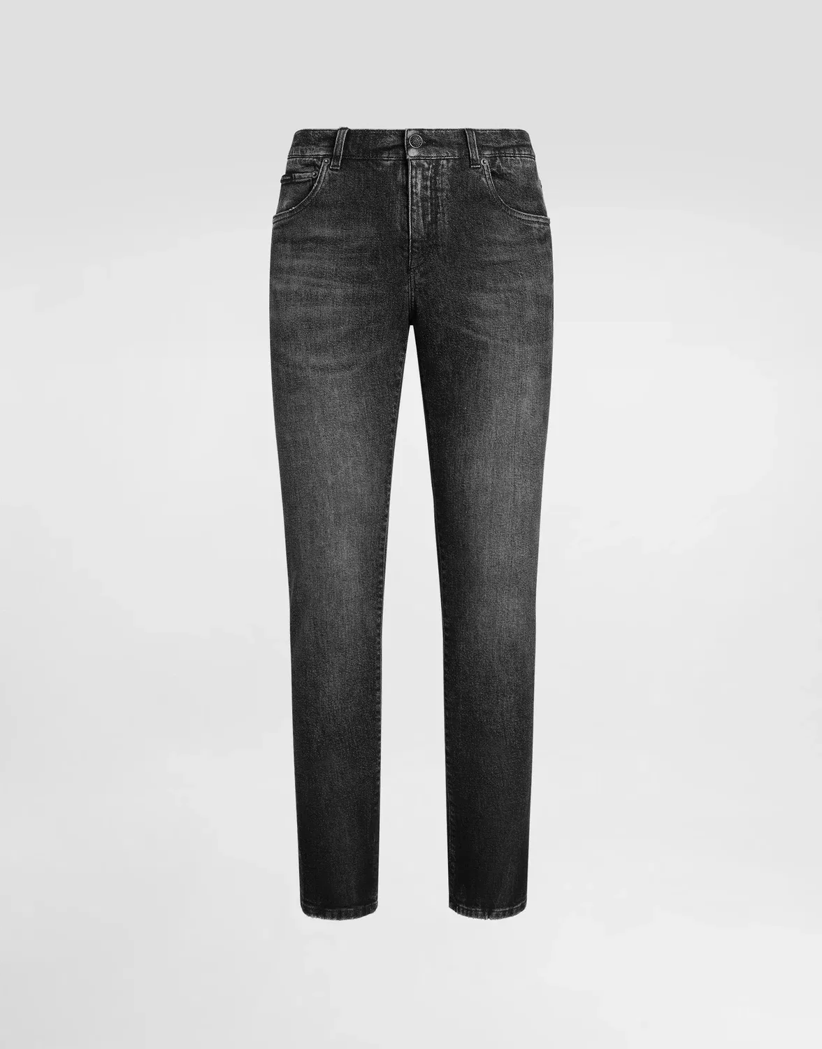 Джинсовые брюки DOLCE & GABBANA, черный