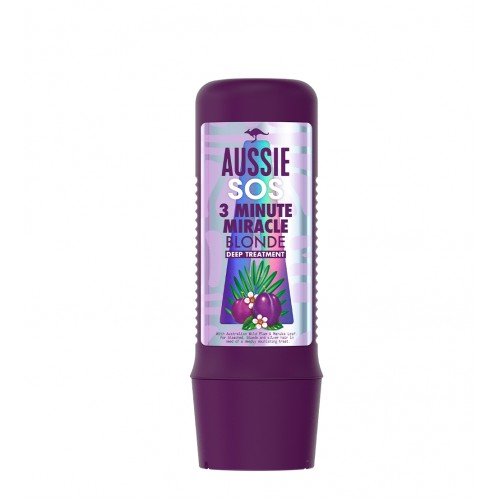 

Aussie Sos 3 Minute Miracle Blonde Средство для ухода за светлыми волосами, 225 мл