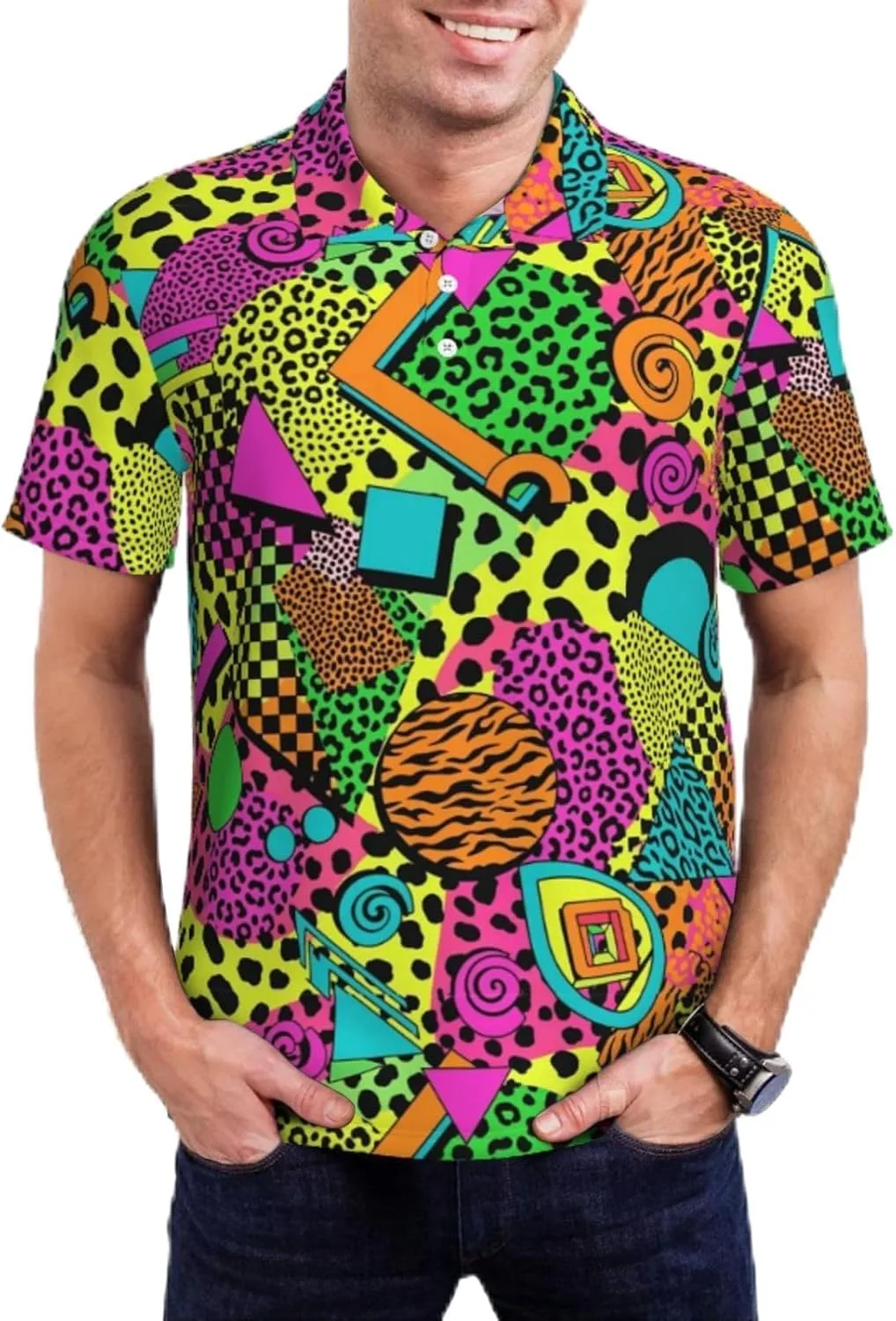 

Мужская влагоотводящая поло для гольфа с коротким рукавом JZDACH