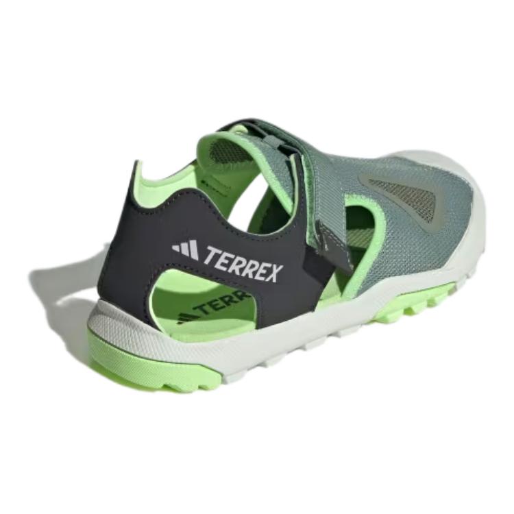 Террекс Кэптен Той 2.0 Амортизирующие, износостойкие детские сандалии Green Kids' Adidas, Silver Green/Carbon/Green Spark — фото 4