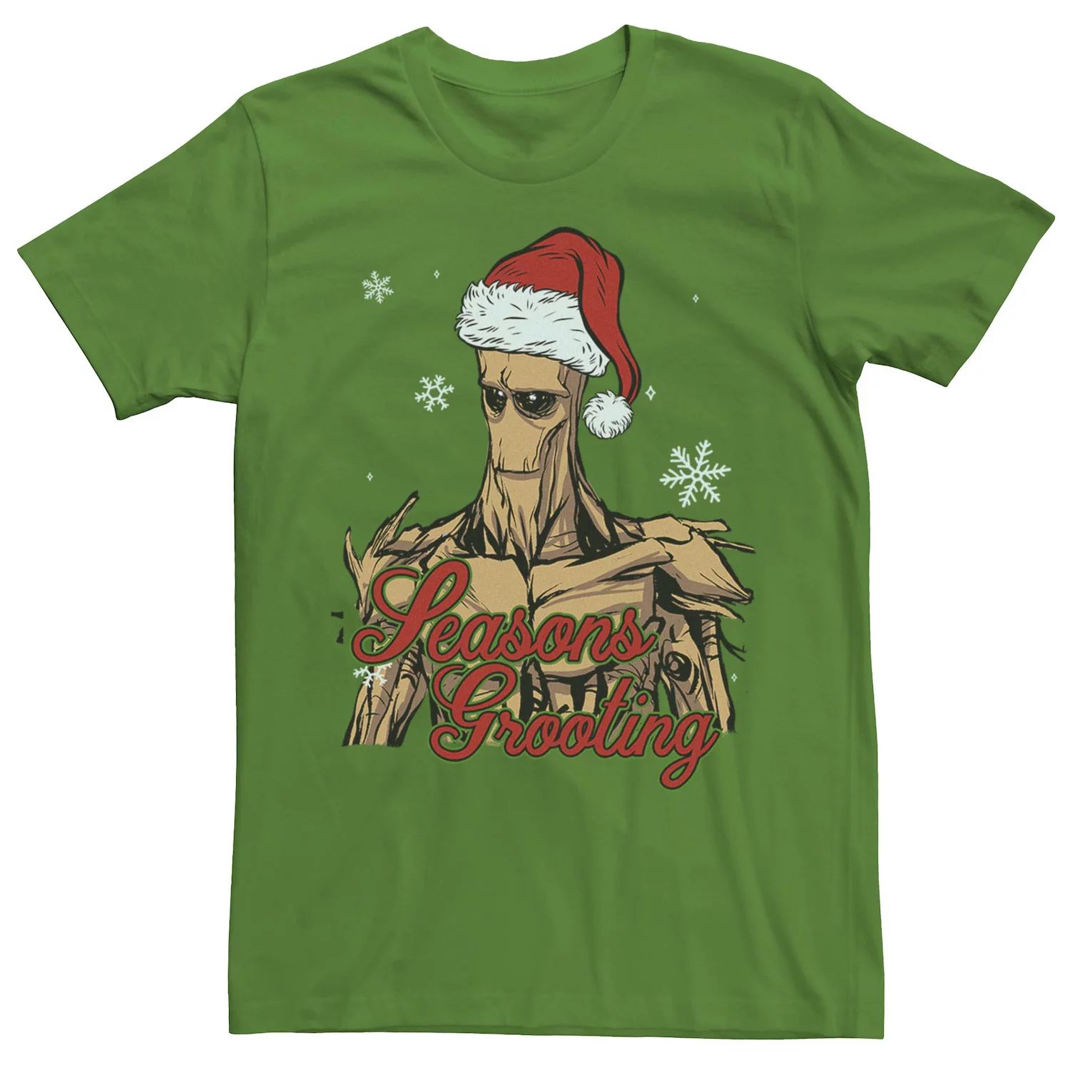 

Мужская футболка Marvel Groot Santa Hat Seasons Grooting с короткими рукавами Licensed Character