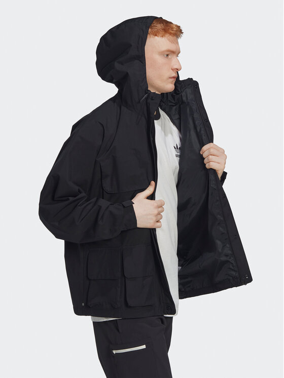 Демисезонная куртка loose fit Adventure HK4996 Adidas, черный — фото 2